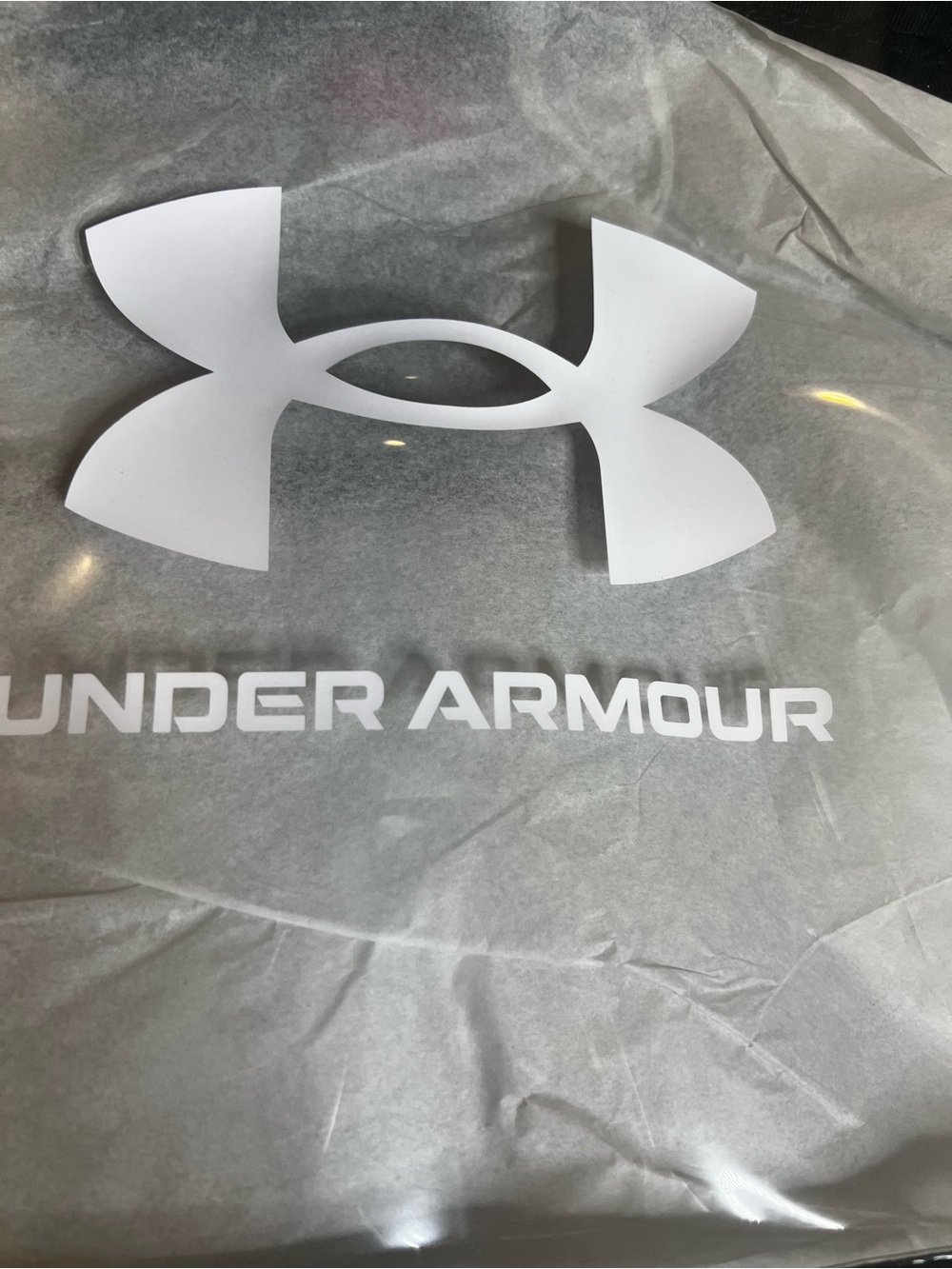 NWT Under Armour Clear PVC Backpack in Transparent/Black - Picture 2 of 6